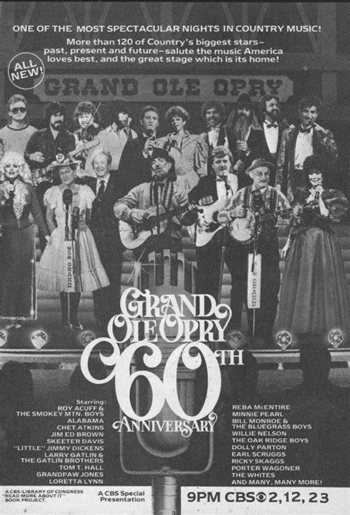 GRAND OLE OPRY 60th ANNIVERSARY, from left, Dolly Parton, Reba McEntire, aired January 14, 1986, &copy;CBS/Courtesy: Everett Collection.