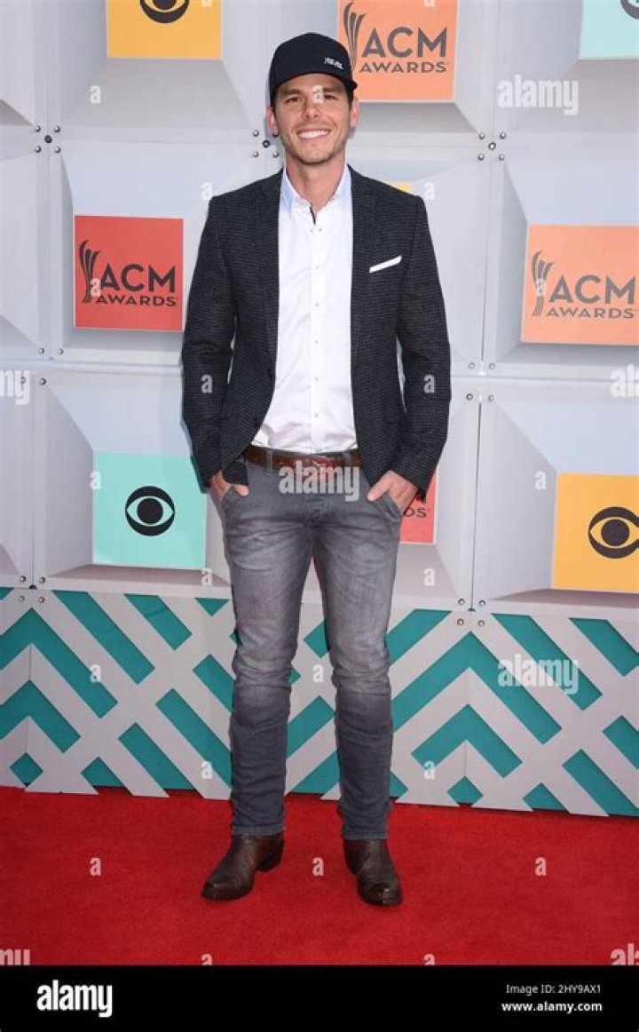Granger Smith arrives at the 54th annual Academy of Country Music Awards at the MGM Grand Garden Arena, in Las Vegas 54th Annual Academy of Country Music Awards - Arrivals, Las Vegas, USA - 07 Apr 2019