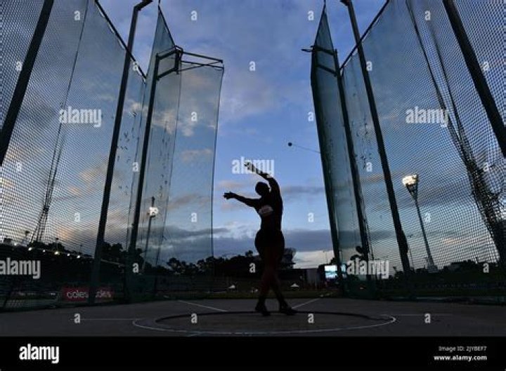 Gwen Berry of the USA competes in the women's Hammer Throw final during the IAAF World Athletics Championships 2019 at the Khalifa Stadium in Doha, Qatar, 28 September 2019. Doha 2019 IAAF World Championships, Qatar - 28 Sep 2019