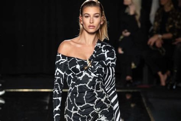 Hailey Baldwin In Versace
