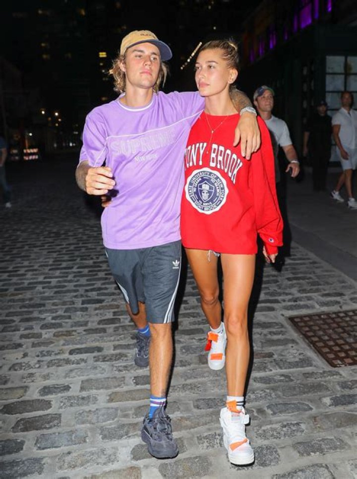 Hailey Baldwin Wears Colorful Crop Top On Date Night With Justin Bieber – Photos