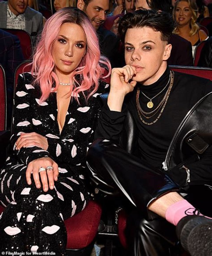 Halsey and G-Eazy iHeart Radio Music Awards, Arrivals, Los Angeles, USA - 11 Mar 2018