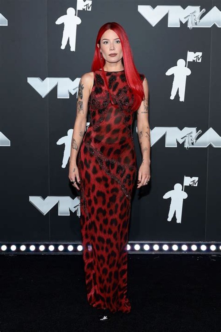 Halsey in red