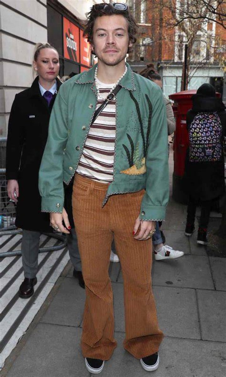 Harry Styles In A Pinstripe Suit
