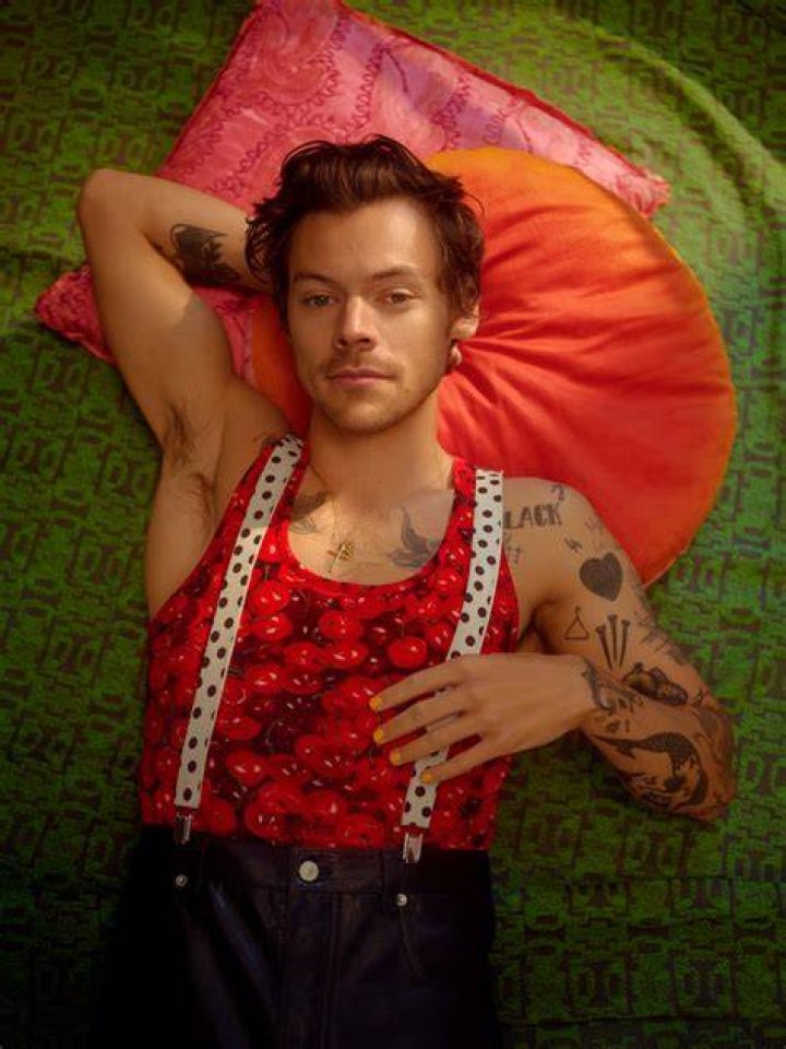 Harry Styles In Animal Print
