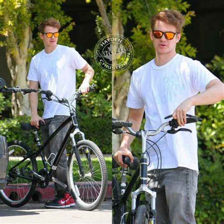 Hayden Christensen Bike Ride with Daughter Briar Rose