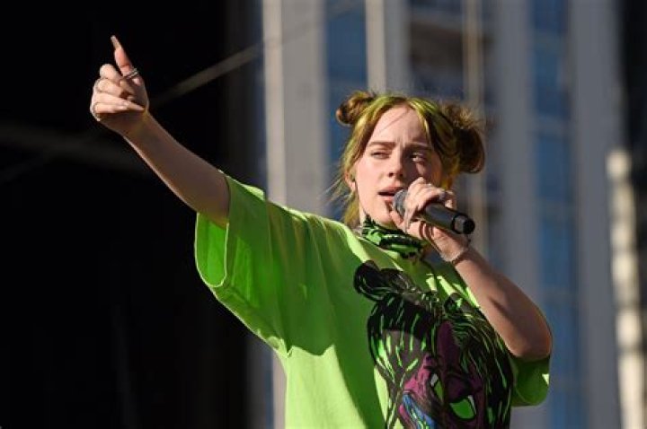 Headline Act Billie Eilish performs on the Pyramid stage during day three of Glastonbury Festival Glastonbury Festival, Day 3, UK - 24 Jun 2022