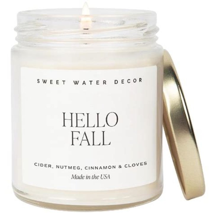 Hello Fall Candle from Sweet Water Decor