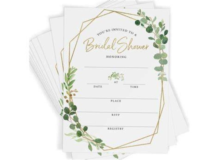 Highest-Rated Bridal Shower Invitations Review in 2024 – Hollywood Life – Hollywood Life