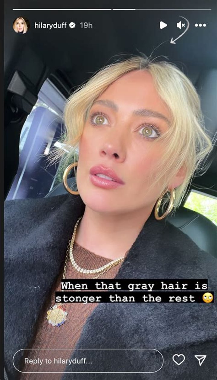 Hilary Duff Instagram message