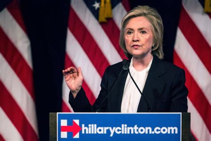 Hillary Clinton in 2016