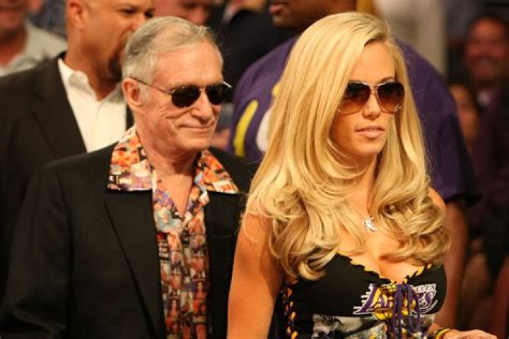 Hugh Hefner and Kendra Wilkinson Playboy party at 'Mood' nightclub, Los Angeles, America - 18 Jul 2006