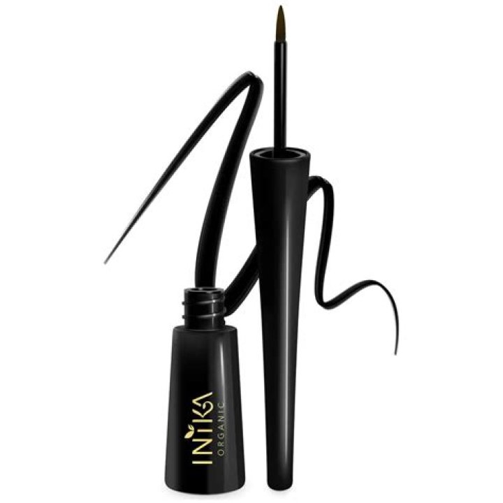 INIKA Certified Organic Liquid Eyeliner Black
