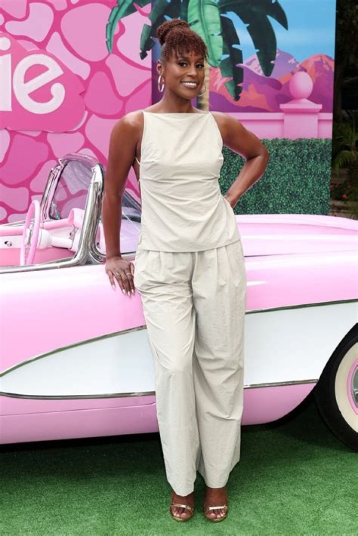 Issa Rae smiles
