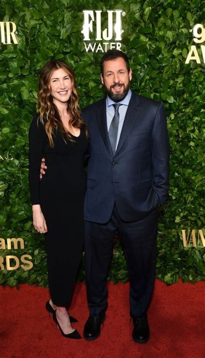 Jackie Sandler and husband Adam Sandler arrive at the Los Angeles Premiere Of Netflix's 'Murder Mystery 2' held at the Regency Village Theatre on March 28, 2023 in Westwood, Los Angeles, California, United States.Los Angeles Premiere Of Netflix's 'Murder Mystery 2', Regency Village Theatre, Westwood, Los Angeles, California, United States - 28 Mar 2023
