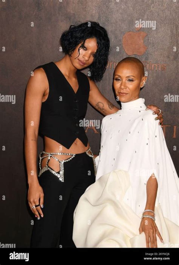 Jada Pinkett Smith and Willow Smith at the Chanel show