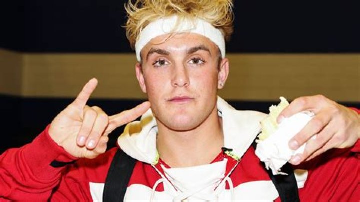 Jake Paul protesting