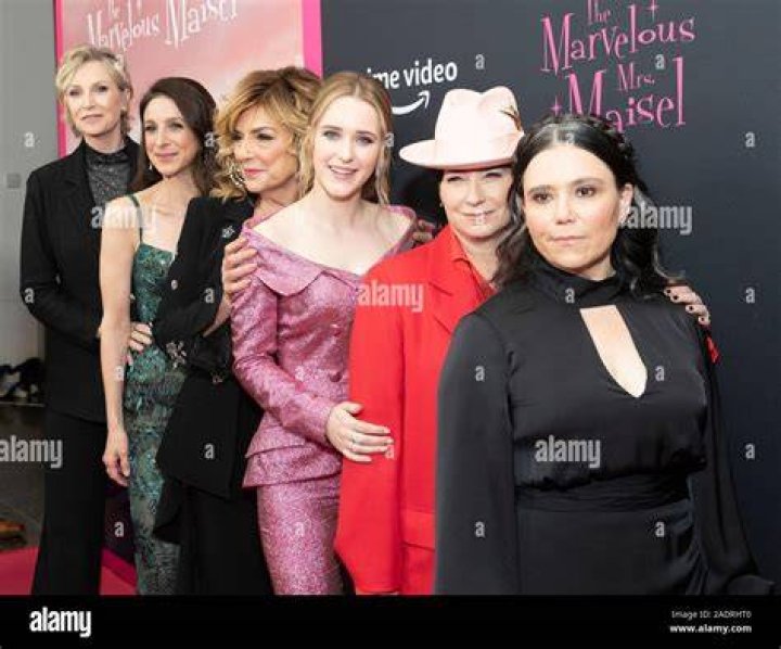 Jane Lynch, Marin Hinkle, Caroline Aaron, Rachel Brosnahan, Amy Sherman-Palladino and Alex Borstein World Premiere of Amazon's "The Marvelous Mrs. Maisel" Season 3, New York, USA - 03 Dec 2019