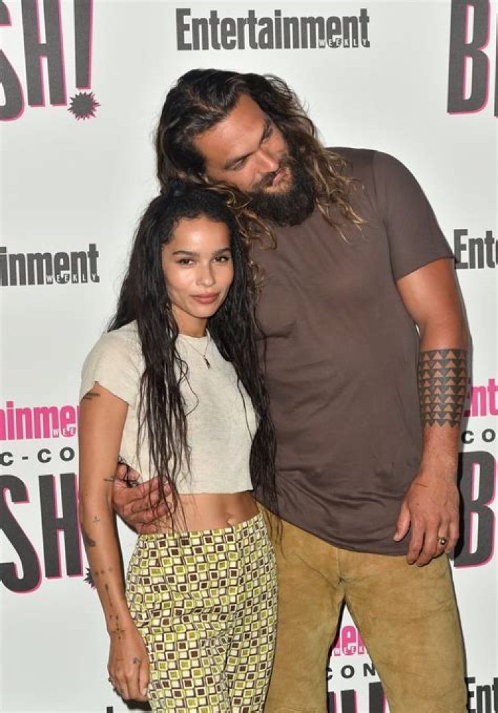 Jason Momoa and Zoe Kravitz