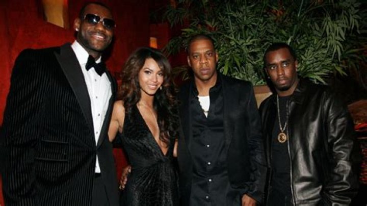 Jay-Z, Beyonce, LeBron James Cleveland Cavaliers forward LeBron James, right, stands on the court as singers Jay-Z and Beyonce, left, watch them play the Los Angeles Clippers during the second half of an NBA basketball game, in Los Angeles. The Cavaliers won 126-121 Cavaliers Clippers Basketball, Los Angeles, USA