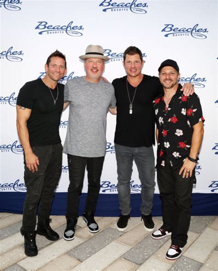 Jeff Timmons, Justin Jeffre, Nick Lachey and Drew Lachey 98 Degrees in concert at The Coconut Creek Casino, Coconut Creek, Florida, USA - 28 Feb 2020