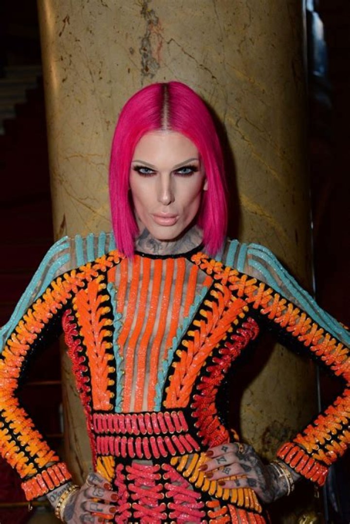 Jeffree Star Balmain Homme show, Front Row, Autumn Winter 2017, Paris Fashion Week Men's, France - 21 Jan 2017