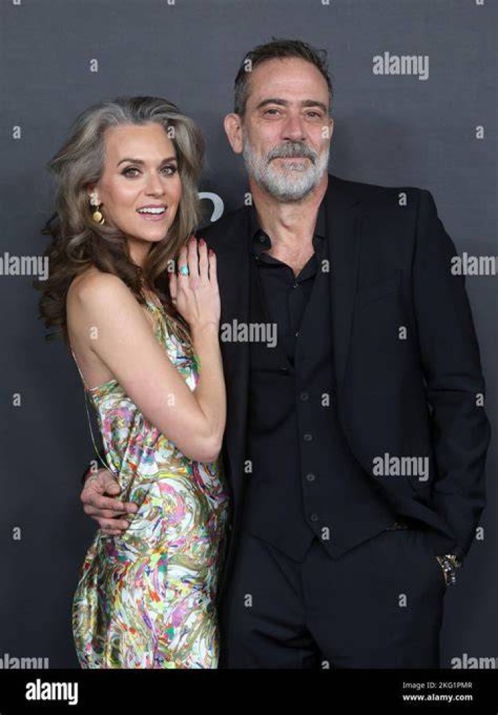 Jeffrey Dean Morgan, Hilarie Burton and Augustus "Gus" MorganNew Line Cinema World Premiere of RAMPAGE at the Microsoft Theater, Los Angeles, CA, USA - 4 April 2018