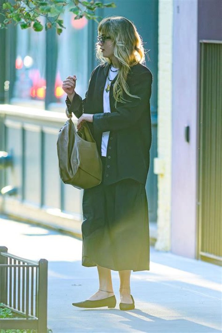 Jennifer Lawrence steps out for a stroll with her baby