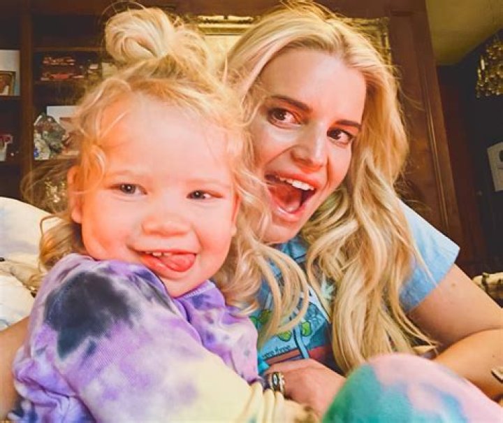 Jessica Simpson with daughter Birdie