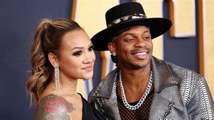 Jimmie Allen and Alexis Gale arrive for the 52nd Annual Country Music Association Awards at Bridgestone Arena in Nashville, Tennessee Wednesday, November 13, 2019. Cma Awards 2019, Nashville, Tennessee, United States - 14 Nov 2019