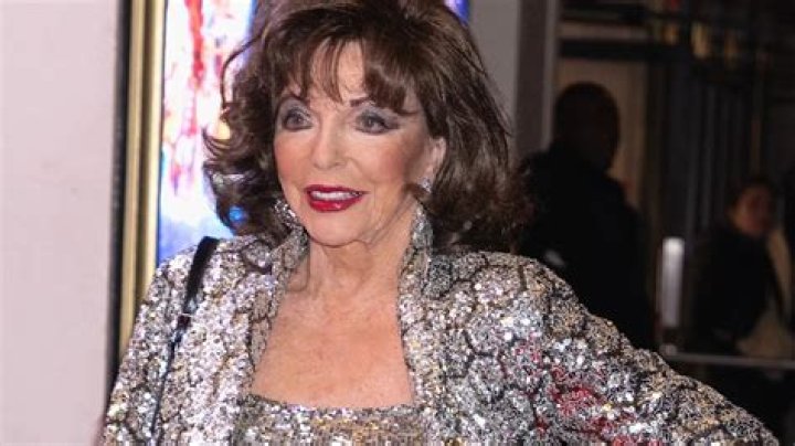 Joan Collins Is A Vision In Red