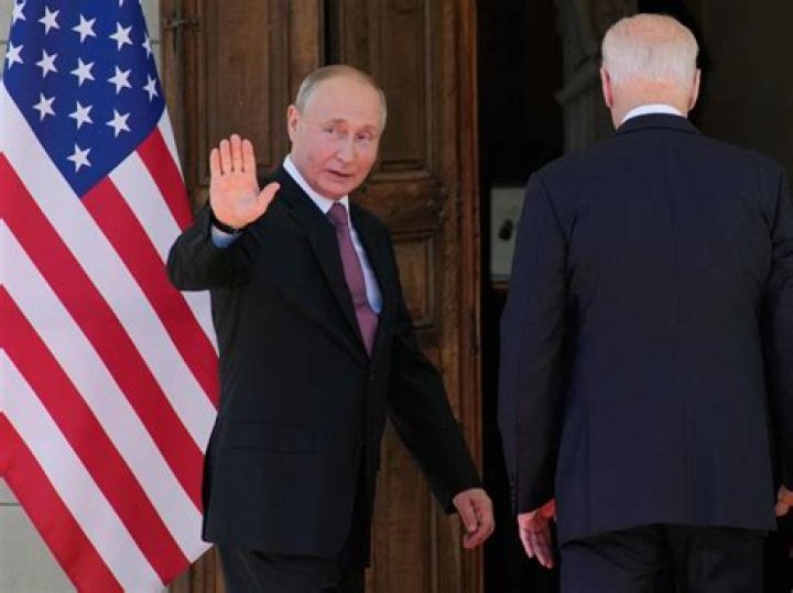 Joe Biden and Vladimir Putin