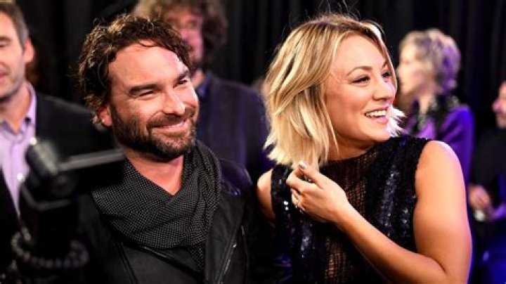 Johhnt Galecki and Kaley Cuoco