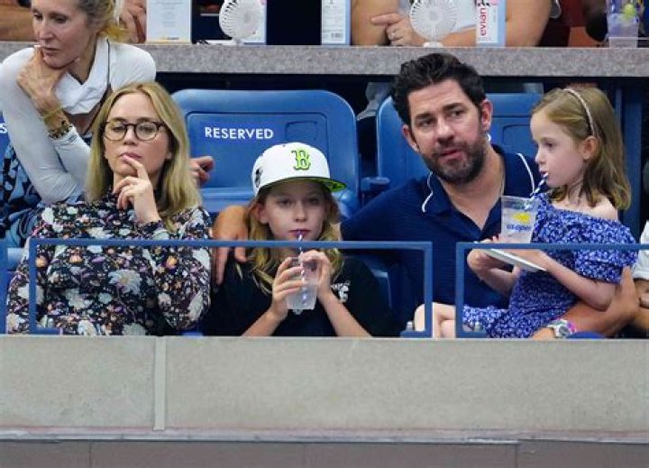John Krasinski, Emily Blunt, and kids