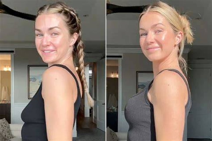 Jokes About Breast Implants & Wears Mesh Top – Hollywood Life