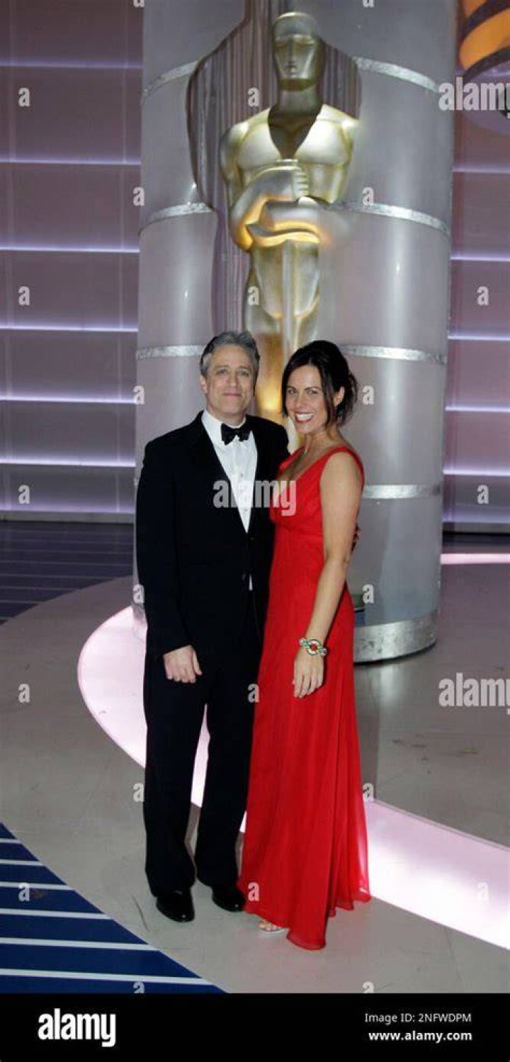 Jon Stewart, Tracey McShane. Jon Stewart, left, with his wife Tracey McShane arrive at the Kennedy Center for the Performing Arts for the 22nd Annual Mark Twain Prize for American Humor presented to Dave Chappelle, in Washington, D.C 22nd Annual Mark Twain Prize for American Humor to Dave Chappelle - Arrivals, Washington, USA - 27 Oct 2019