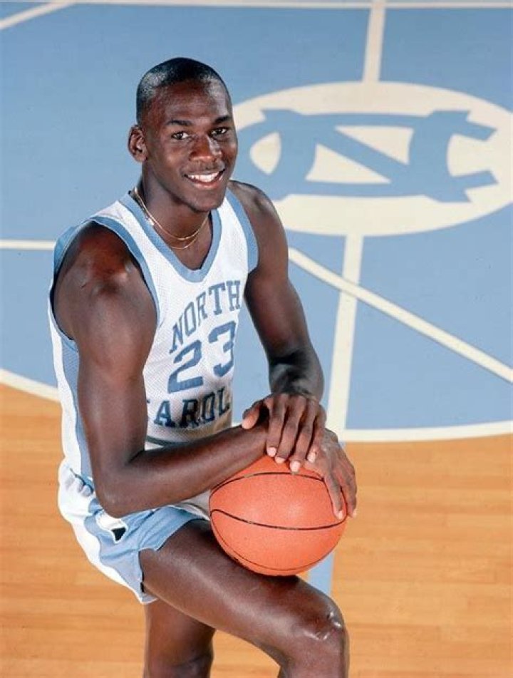 JORDAN University of North Carolina All-America guard Michael Jordan drives downcourt against the University of Tennessee-Chattanooga in this photo in Chapel HillNORTH CAROLINA JORDAN, CHAPEL HILL, USA