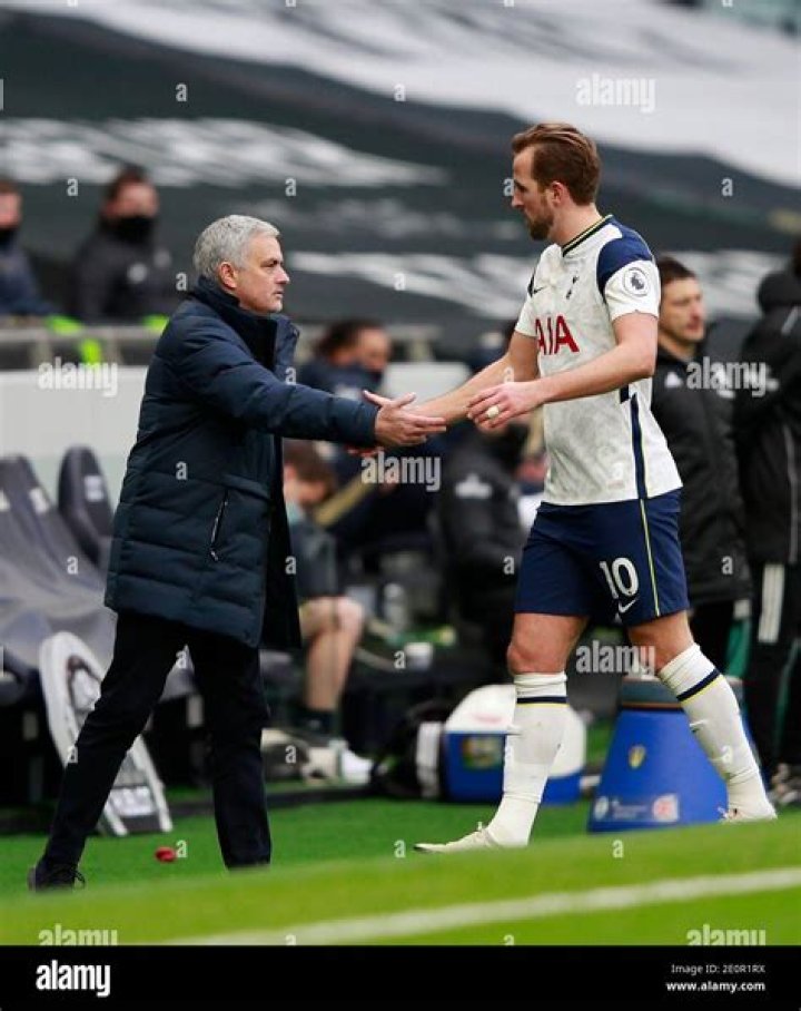 Jose Mourinho Shakes Hands With Japhet Tanganga