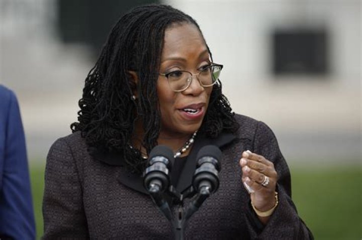 Judge Ketanji Brown Jackson Speaks After Being Introduced By The President