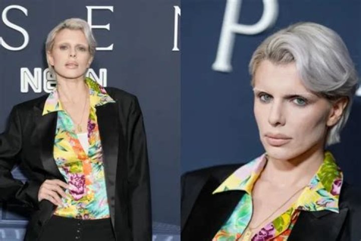 Julia Fox Debuts Silver Hair Makeover and Bleached Eyebrows: Photos