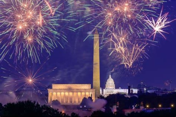 July 4th Fireworks In Washington DC