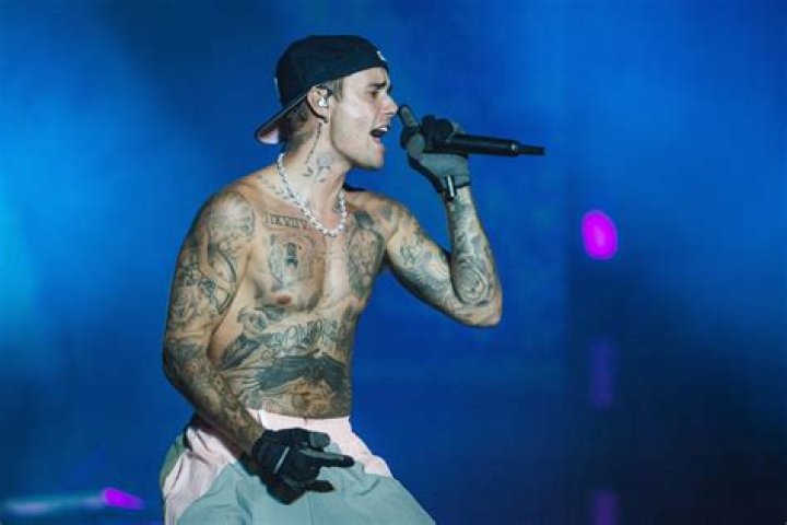 Justin Bieber performs on The Purpose Tour at the Allstate Arena, in Rosemont, IL Justin Bieber in Concert - , IL, Rosemont, USA