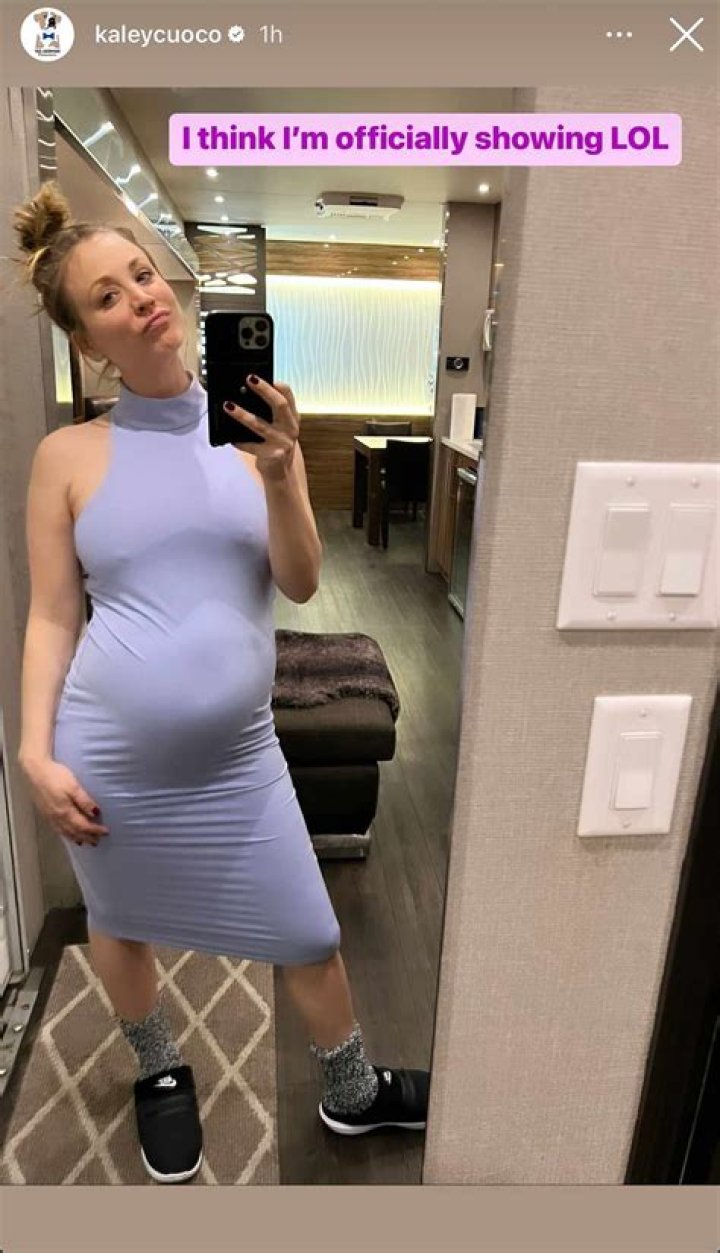 Kaley Cuoco Shows Off Her Growing Baby Bump At 20 Weeks In New Selfies
