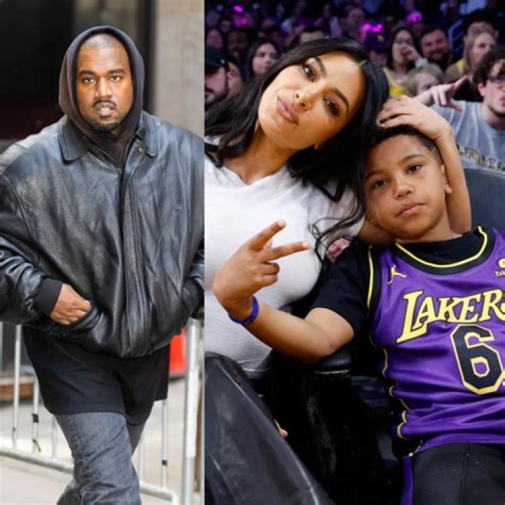 Kanye West & His Kids In Mexico