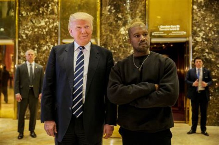 kanye west, donald trump
