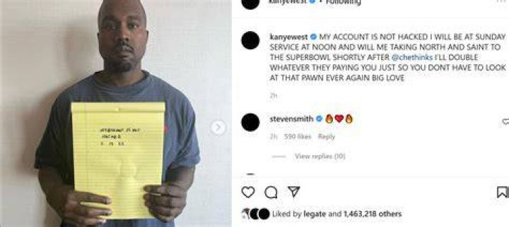 Kanye West Instagram