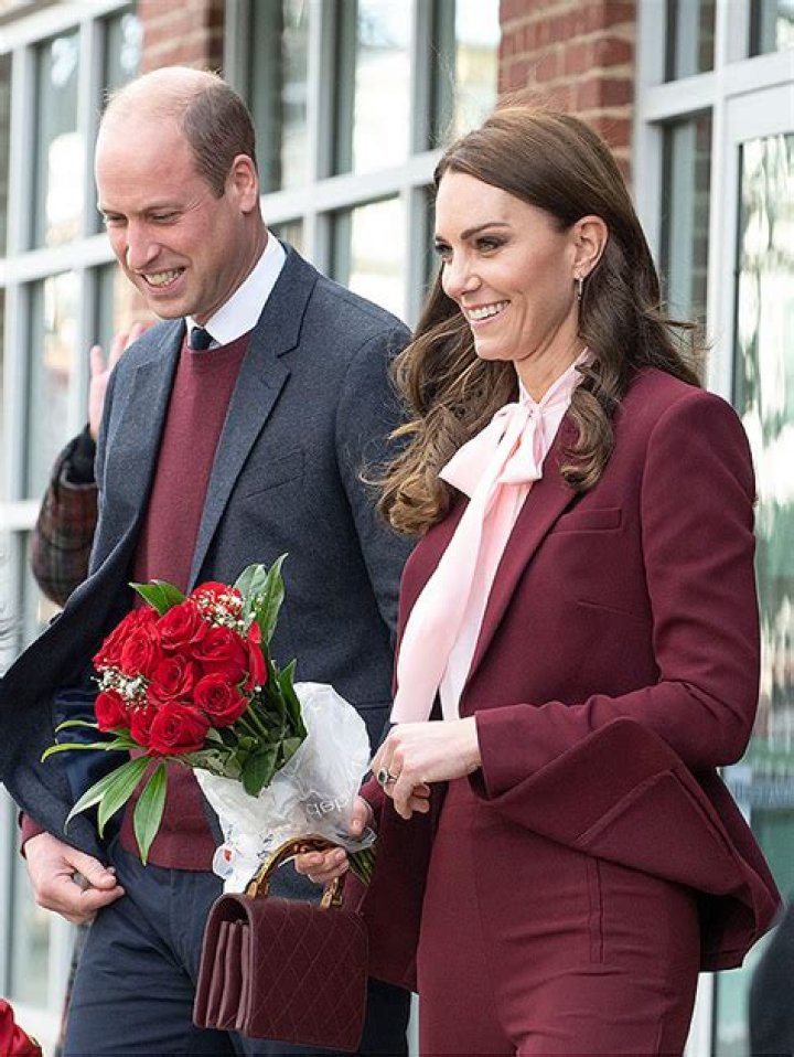 Kate Middleton & Prince William Twin In Red At Rugby Game: Photo