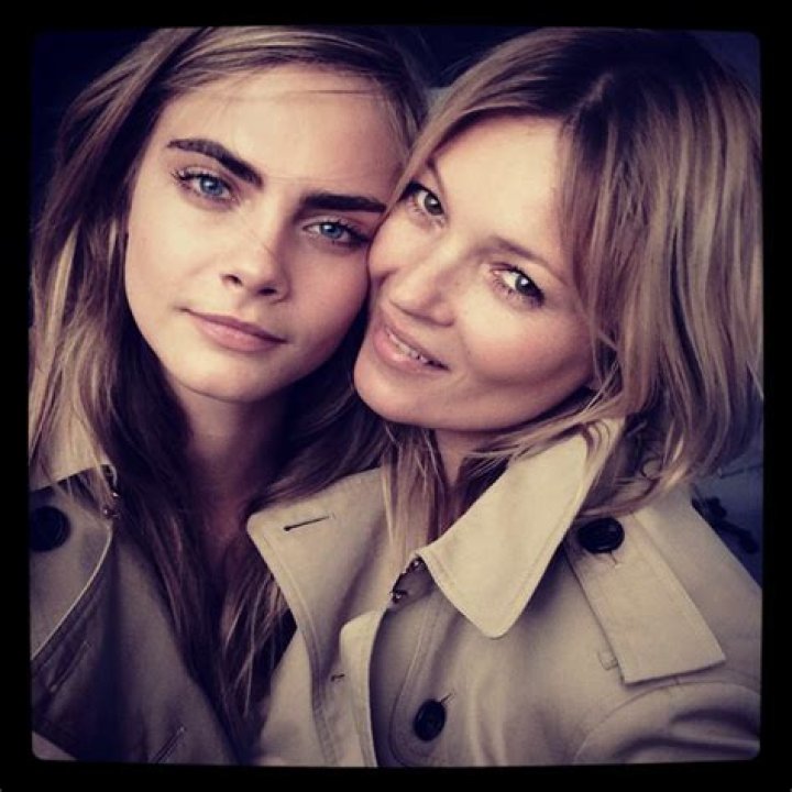 Kate Moss as Cara Delevingne