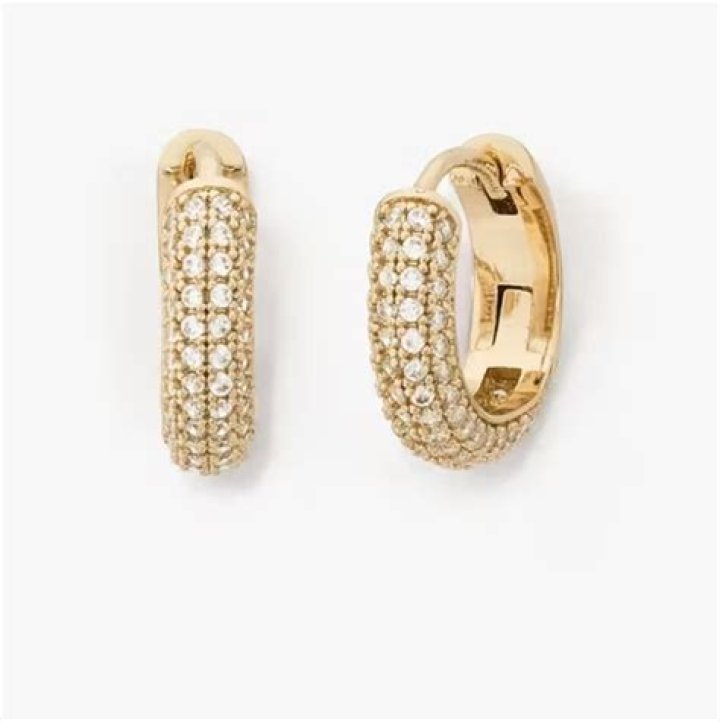 Kate Spade Square Huggies Earrings
