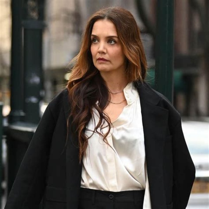Katie Holmes Glows In Cropped White Sweater For Night Out Amidst New Romance